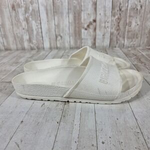 Birkenstock Barbados EVA White Slide Sandals Womens 39 L8 M6 Made in Germany